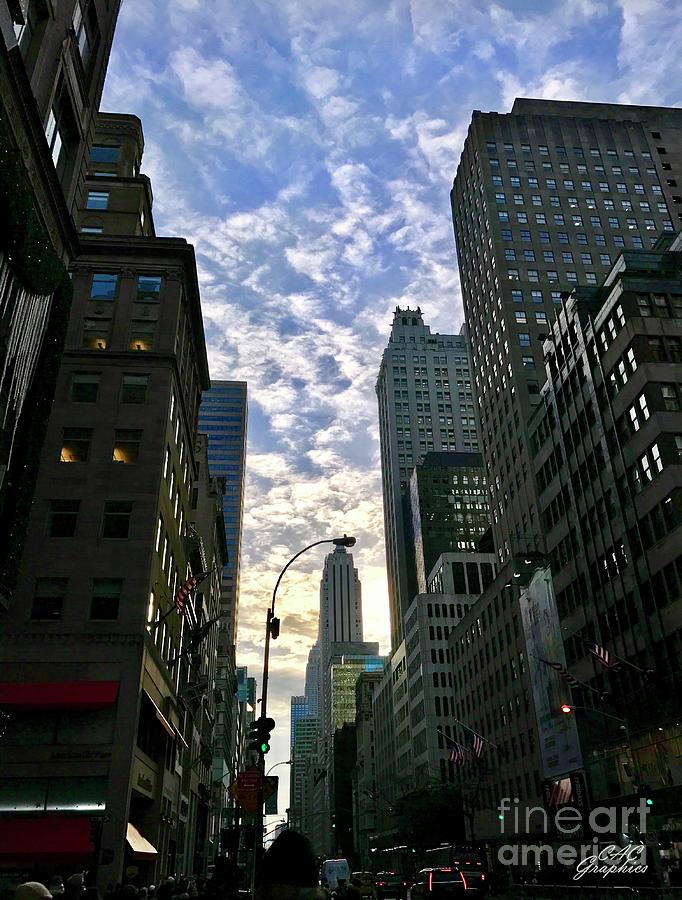 Looking Up NYC Photograph by CAC Graphics