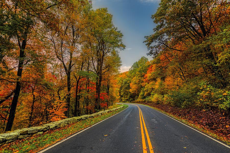 Shenandoah National Park Photograph - Autumn Along Skyline Drive - Shenandoah  by Mountain Dreams
