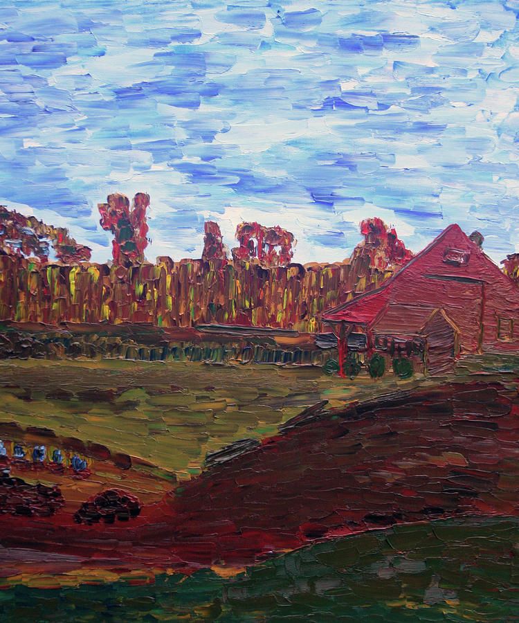 Autumn at Aggies Farm Painting by Vadim Levin