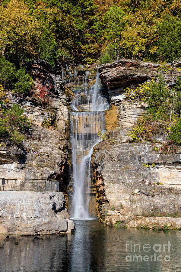 Fall Photograph - Autumn At Indian Cliff Falls by Jennifer White