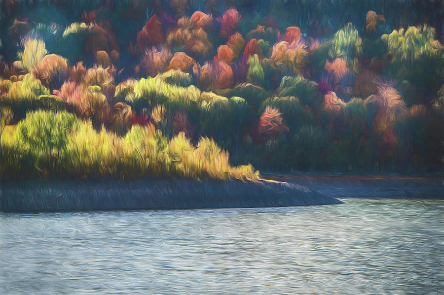Autumn at Long Pond Photograph by Alan Goldberg