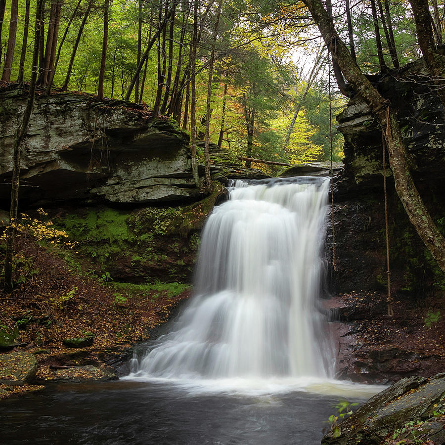 Autumn at Sullivan Falls Photograph by Rusty Glessner - Fine Art America