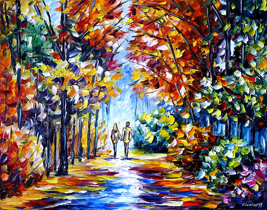Autumn Awakening Painting by Mirek Kuzniar