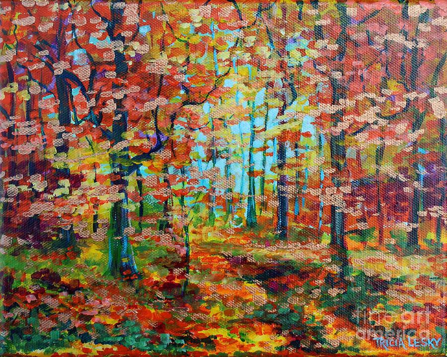 Birch Branches Painting by Tricia Lesky - Pixels