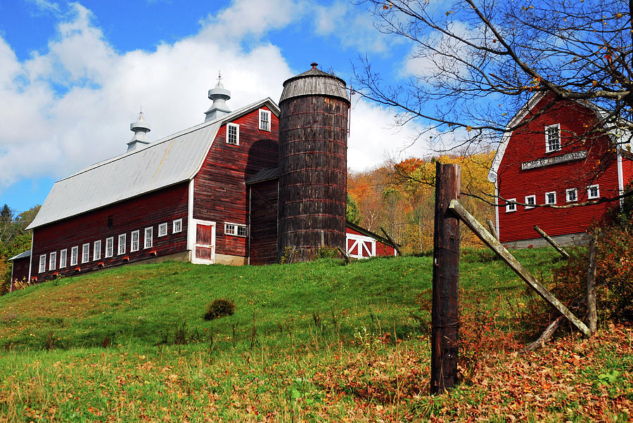 Autumn Barn Photograph