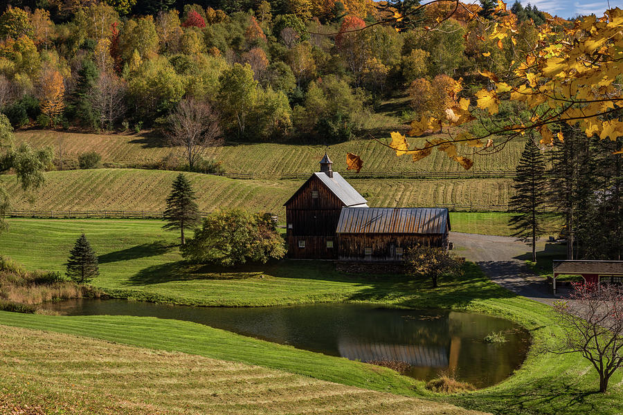 Autumn Barn Vermont 2018 Photograph by Terry DeLuco