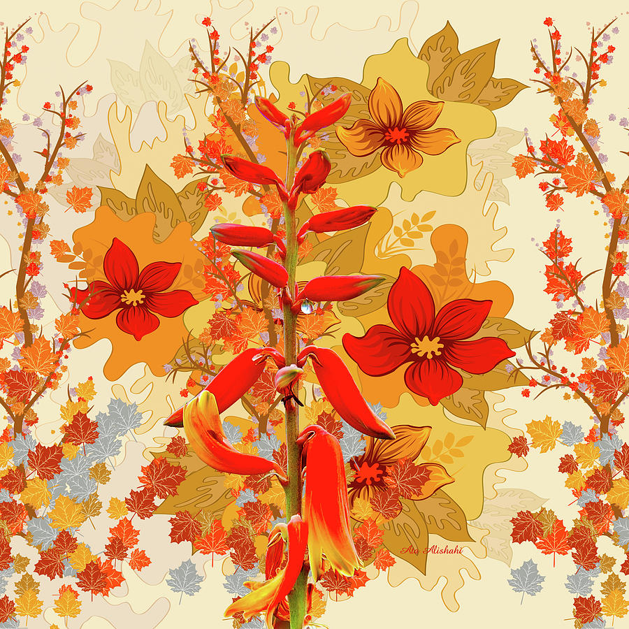 Fall Mixed Media - Autumn Beauty by Ata Alishahi