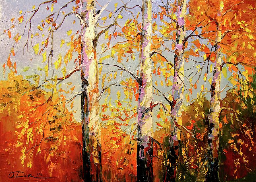 Autumn birch Painting by Olha Darchuk | Fine Art America