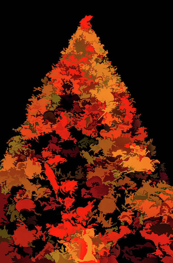 Autumn Christmas Tree Digital Art by Joe Lach