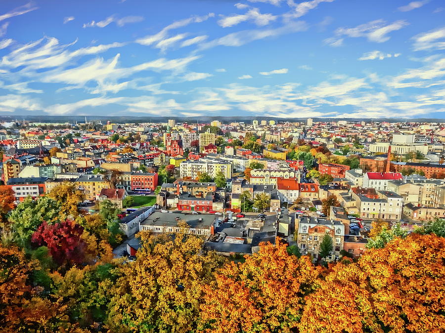 Autumn Cityscape by Anthony Dezenzio Autumn Cityscape by Anthony Dezenzio