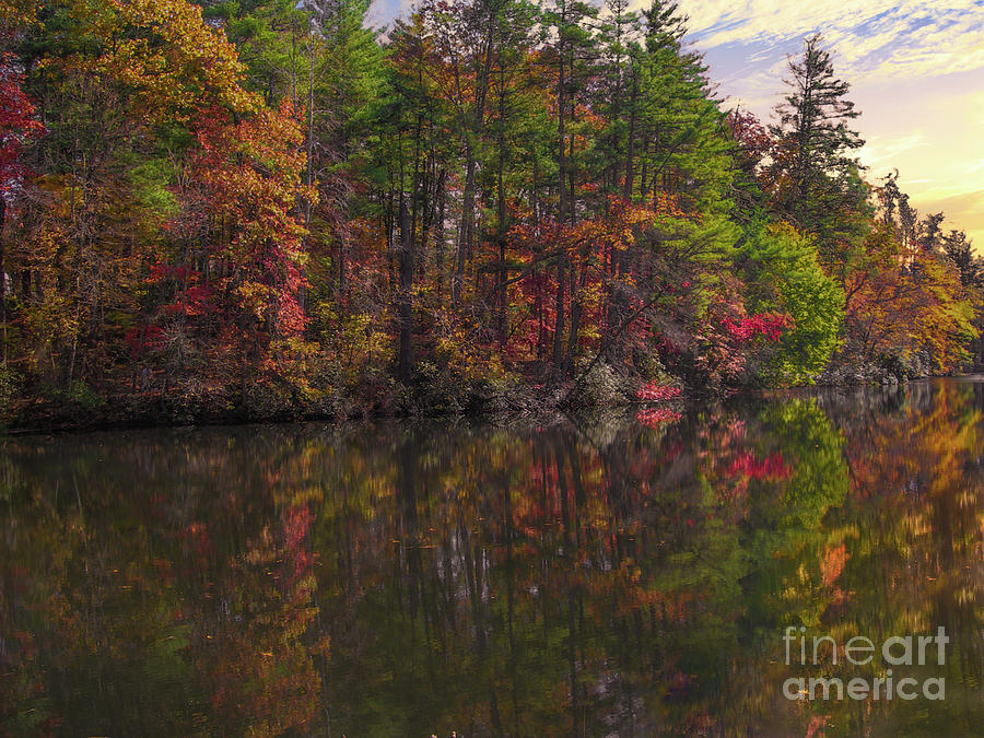 Autumn Color - North Carolina Photograph by Dale Powell