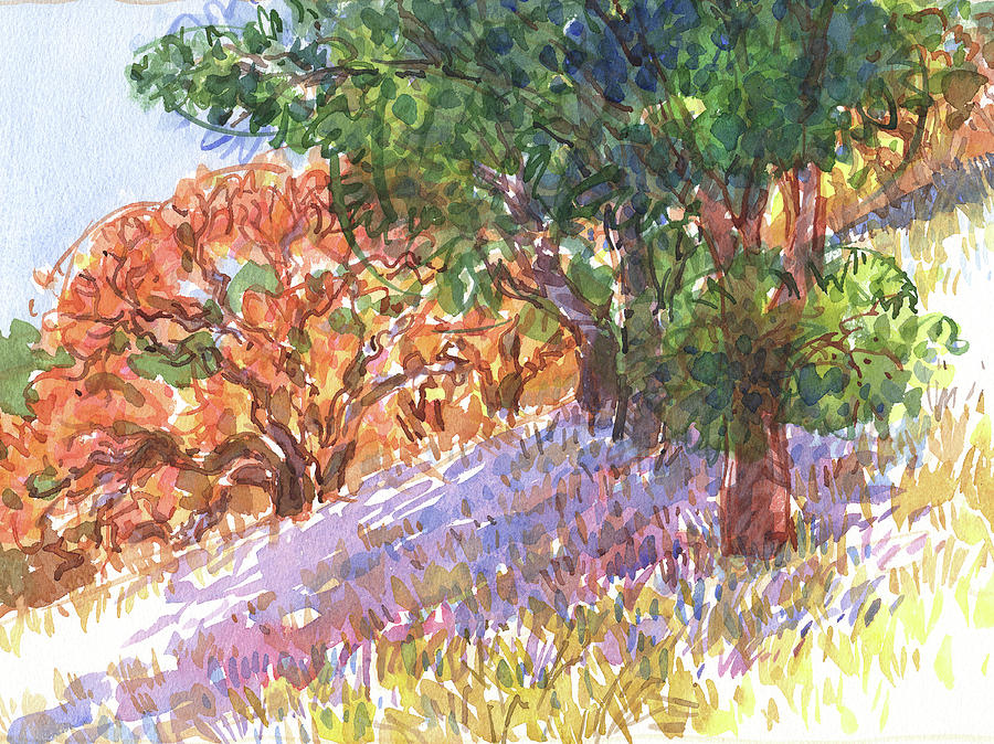 Autumn Colors Painting by Judith Kunzle