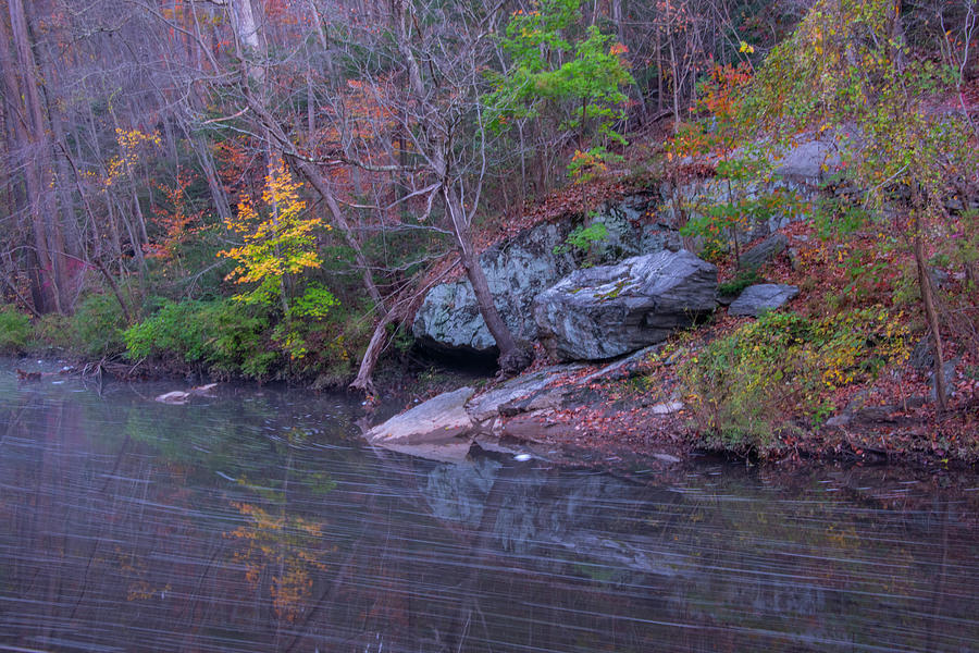 Autumn Comes Again - Wissahickon Creek Photograph by Bill Cannon