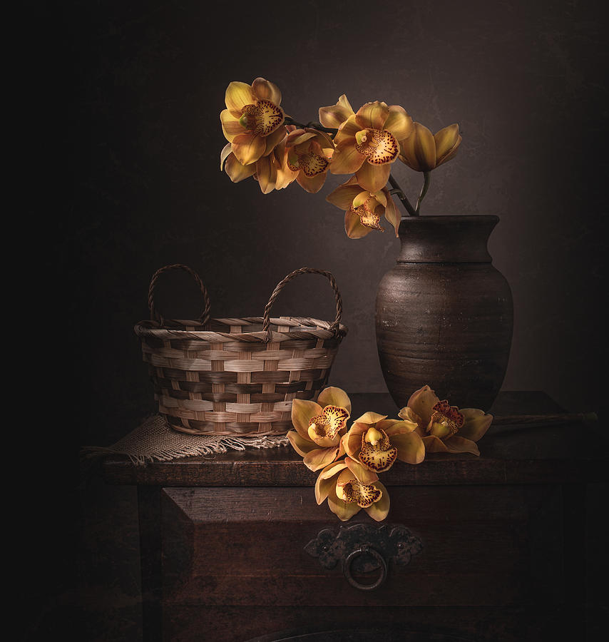 Orchid Photograph - Autumn Coming by Margareth Perfoncio