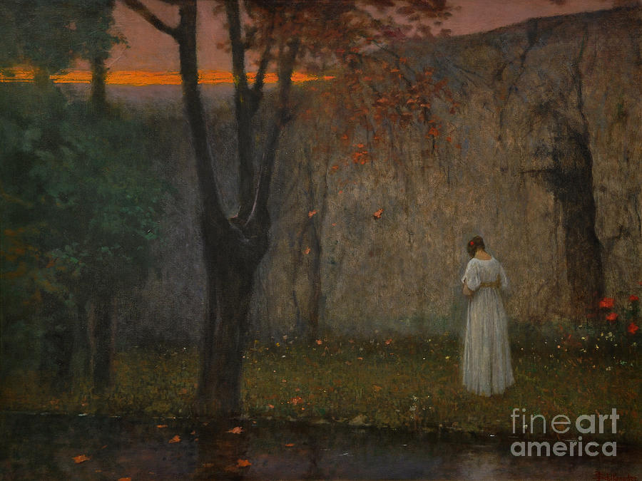 Autumn Dawn, 1910 Drawing by Heritage Images Autumn Dawn, 1910 Drawing by Heritage Images