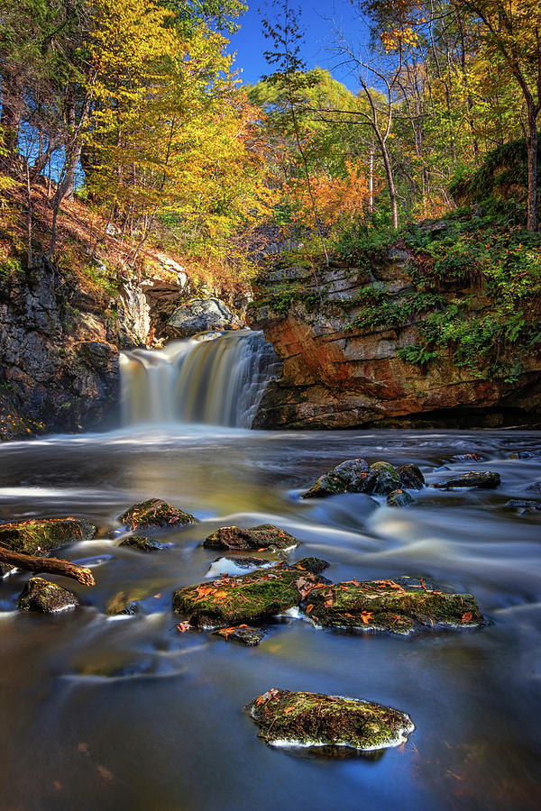 Autumn Day at Doanes Falls Photograph by Kristen Wilkinson