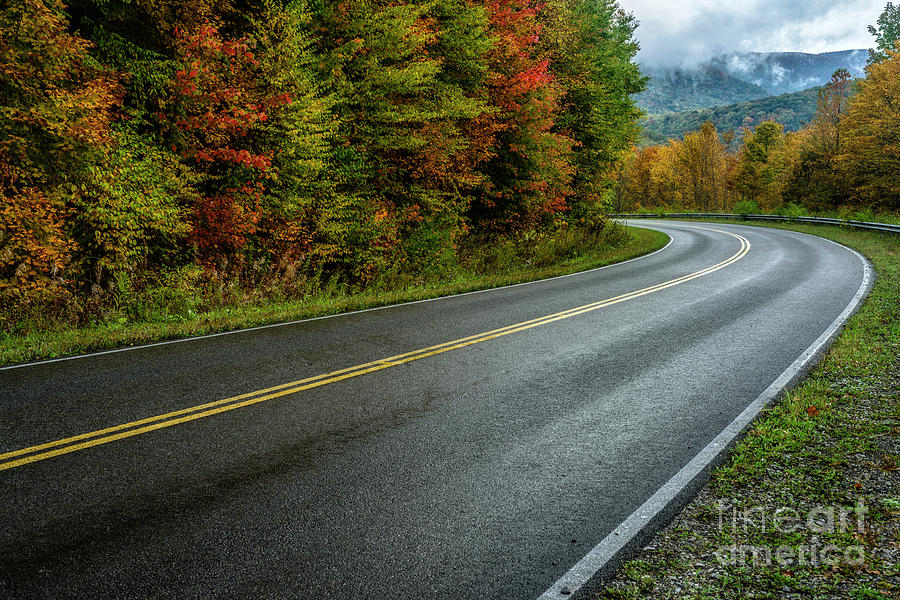 Autumn Drive Highland Scenic Highway Photograph by Thomas R Fletcher