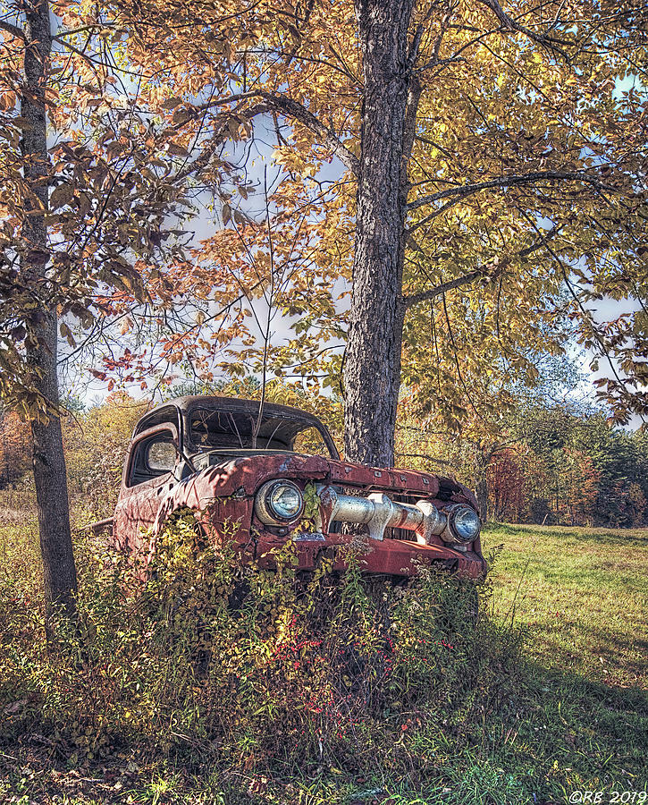 Autumn Drive Photograph by Richard Bean