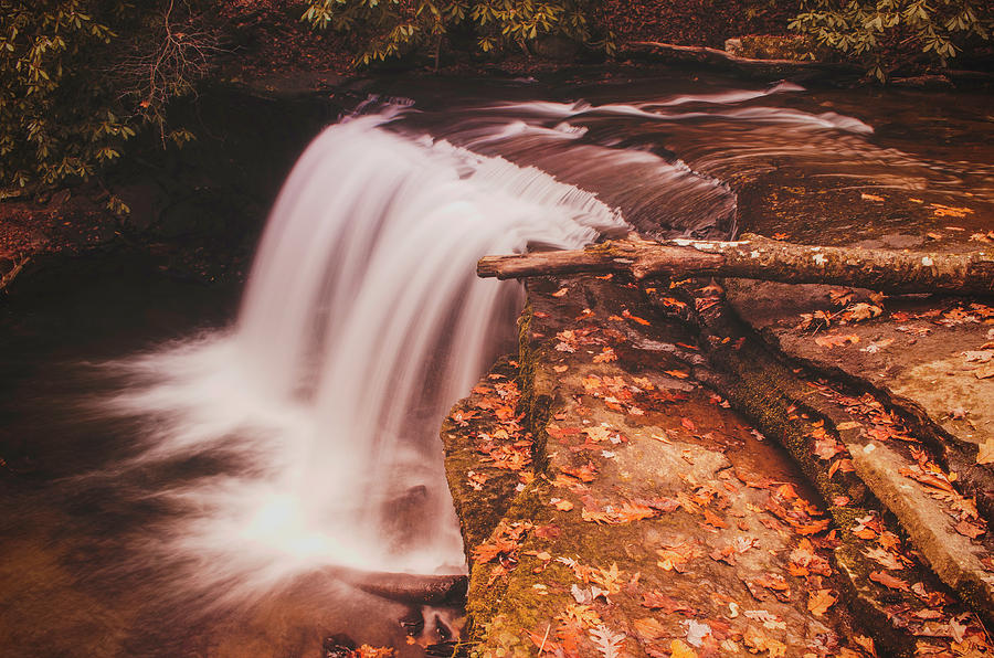 Waterfall Photograph - Autumn Falls by Jim Love