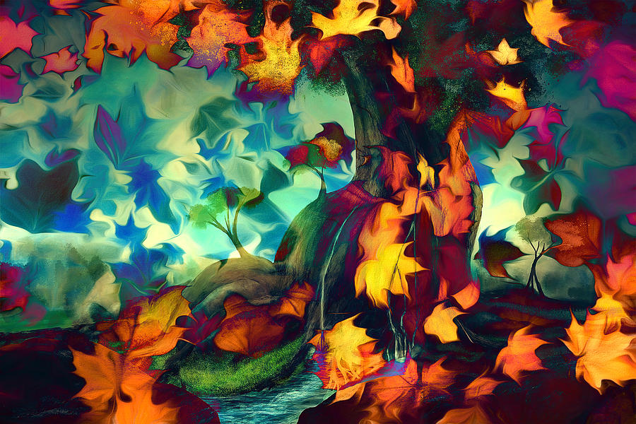 Autumn Fantasy 2 Digital Art by Lisa Yount
