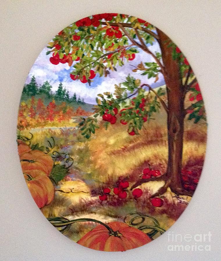 Landscape Painting - Autumn for Johana by Laurel Adams