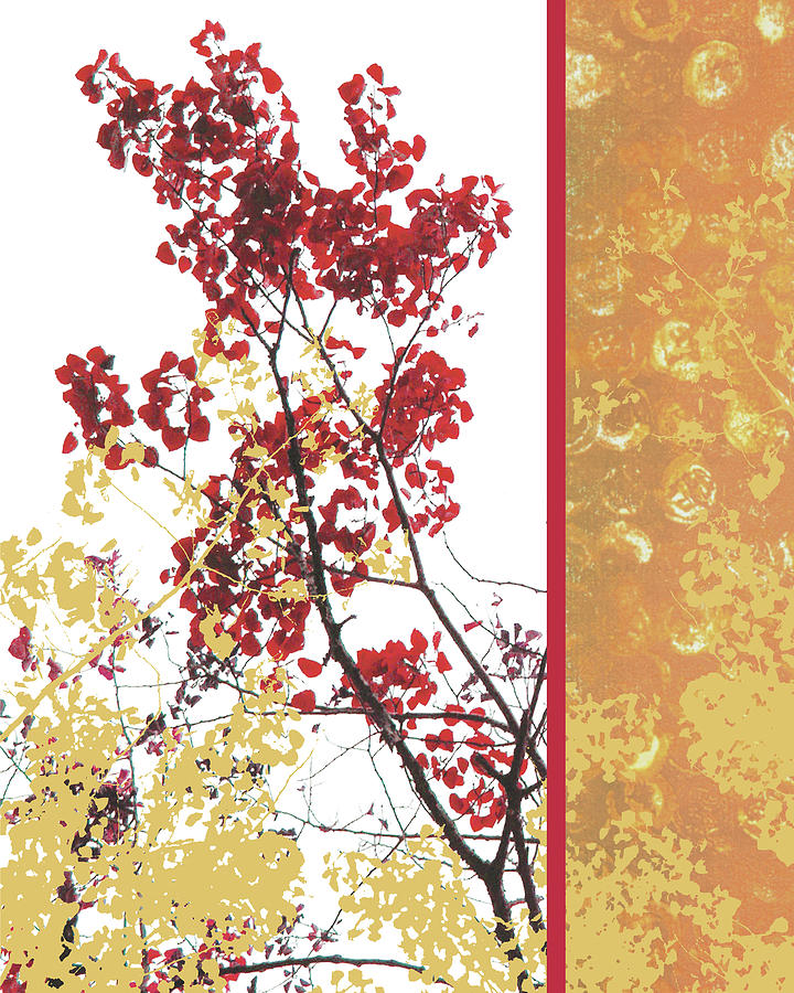 Nature Mixed Media - Autumn Fresco by Erin Clark