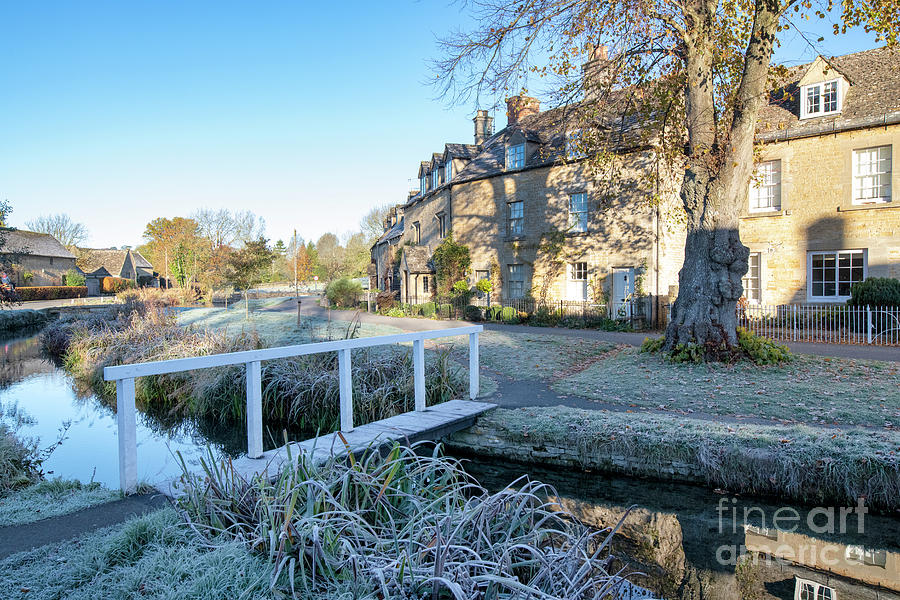 Autumn Frost in Lower Slaughter in November Photograph by Tim Gainey