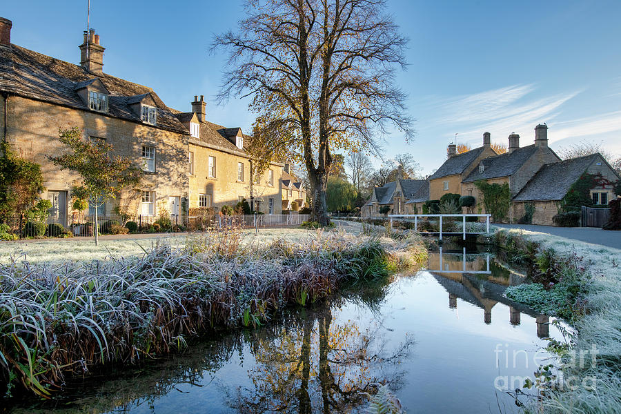 Autumn Frost in Lower Slaughter Photograph by Tim Gainey