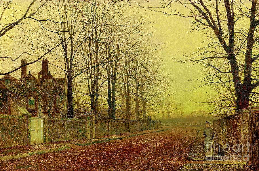 Autumn Glory, 1887 Painting by John Atkinson Grimshaw
