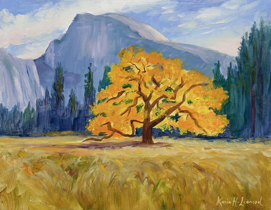 Autumn Gold, Yosemite Painting