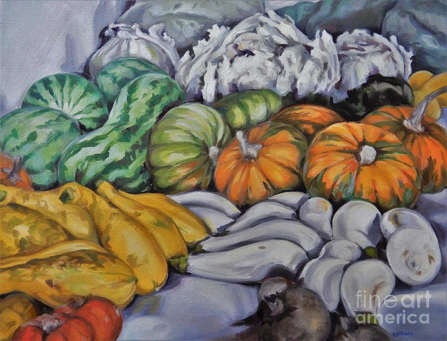 Autumn Harvest Painting by K M Pawelec