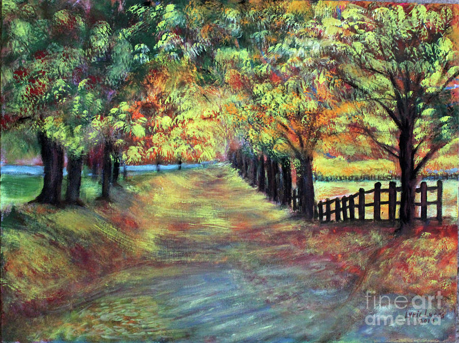 Autumn Impressions Painting by Lyric Lucas