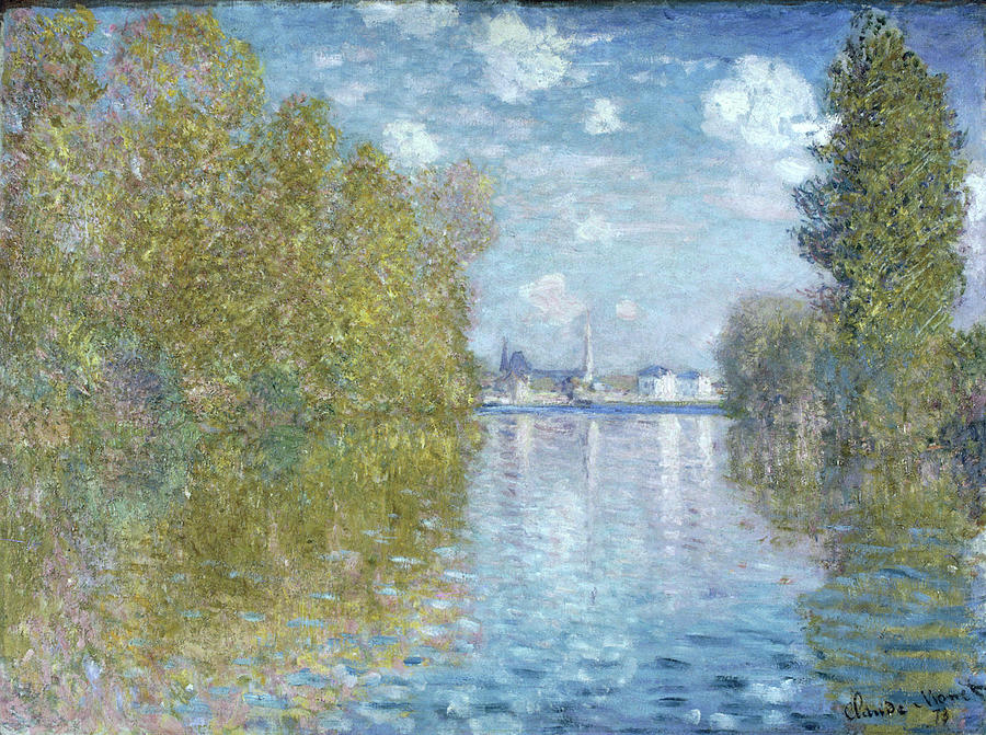 Autumn In Argenteuil By Claude Monet Painting By Claude Monet | Pixels