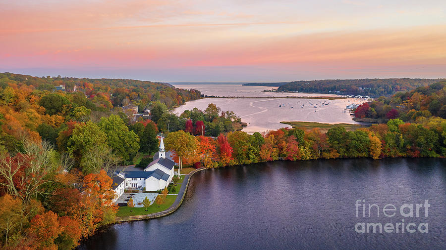 Autumn in Cold Spring Harbor Photograph by Sean Mills