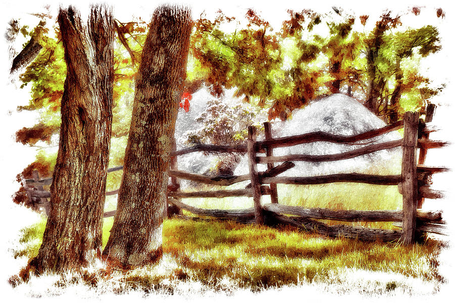 Autumn in Doughton AP Painting by Dan Carmichael