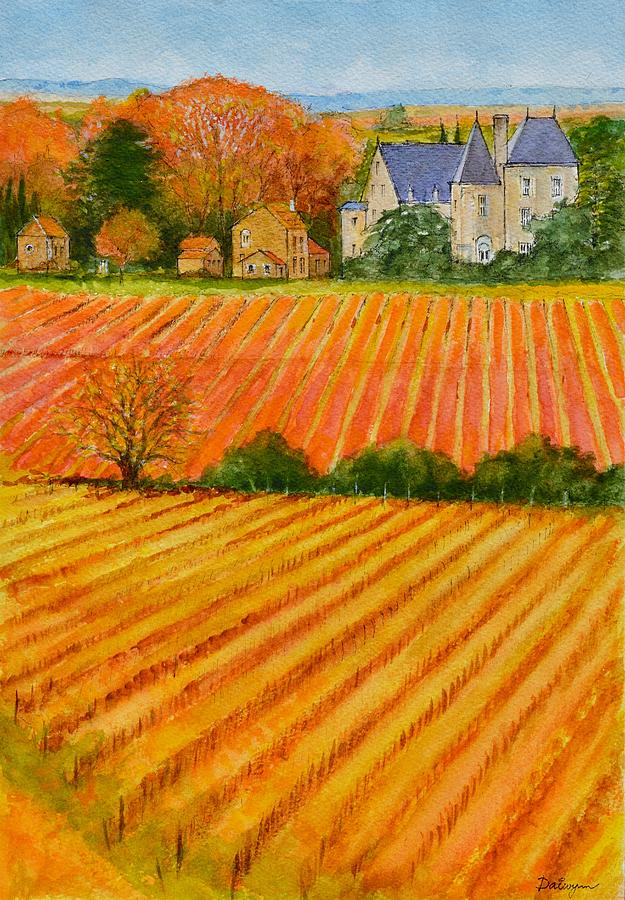 Autumn in French Vineyards by Dai Wynn Autumn in French Vineyards by Dai Wynn