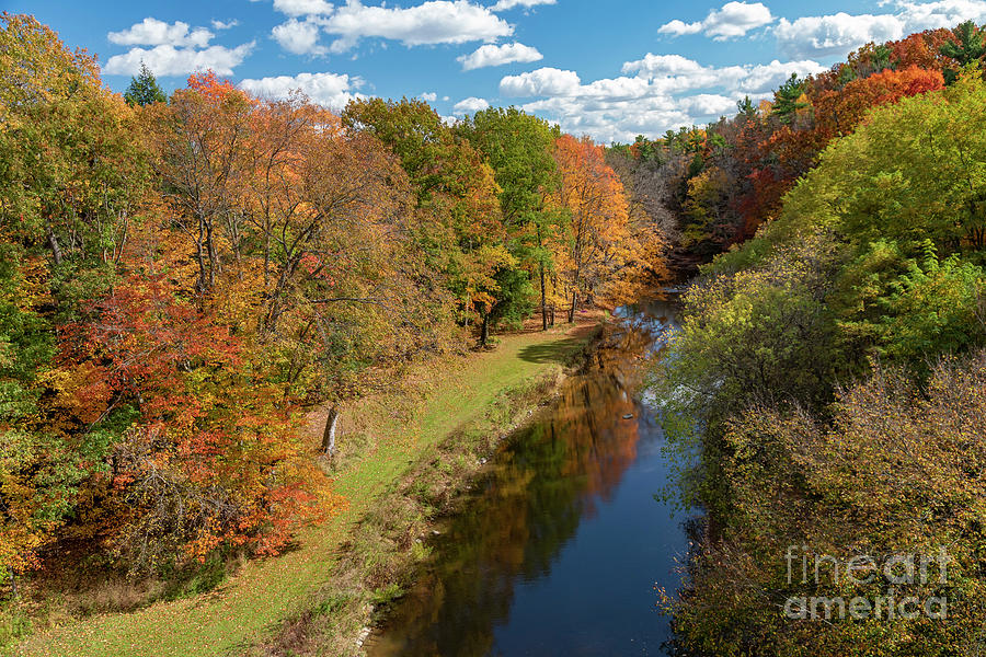 Autumn In Mill Creek Photograph by Jim West/science Photo Library