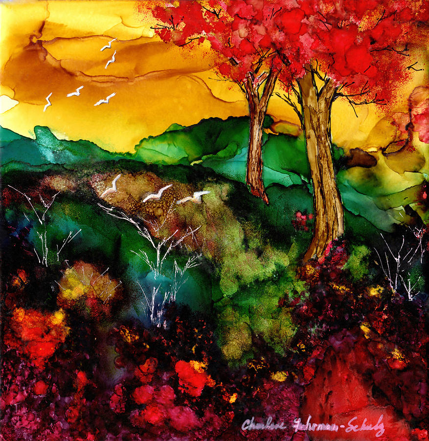 Autumn in Oz Painting by Charlene Fuhrman-Schulz
