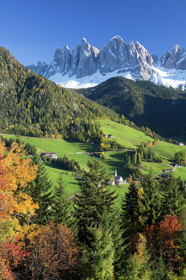 Autumn In The Alps Photograph By Werner Van Steen