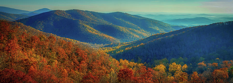 Shenandoah National Park Photograph - Autumn In The Shenandoah Valley by Mountain Dreams