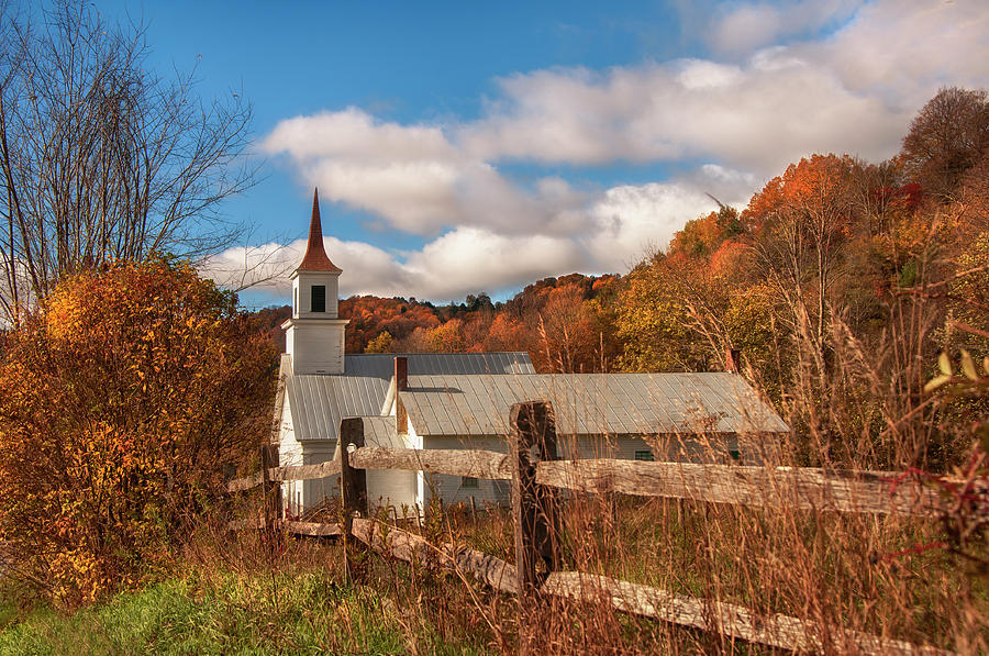Autumn in Vermont - North Tunbridge  Photograph by Joann Vitali