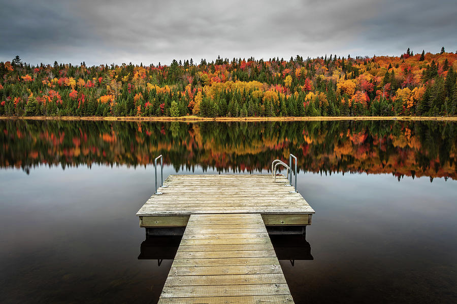 Autumn Lake Mood Photograph by Pierre Leclerc Photography