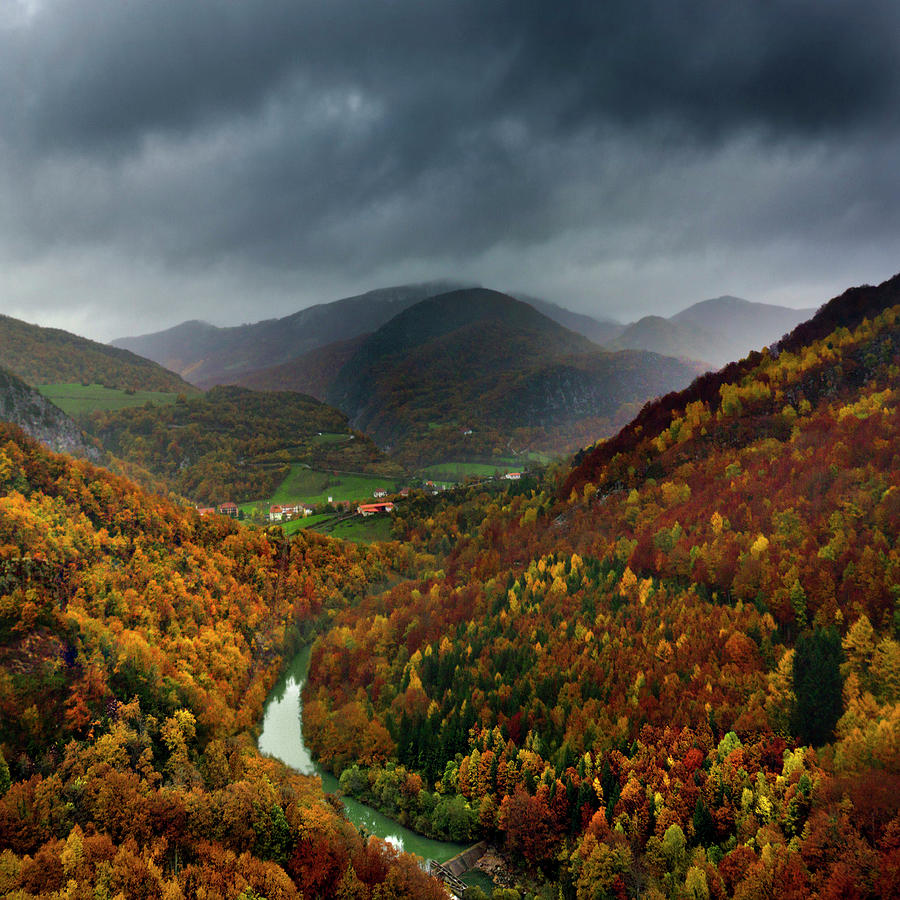 Autumn Landscape Photograph by Pilar Azaña Talán