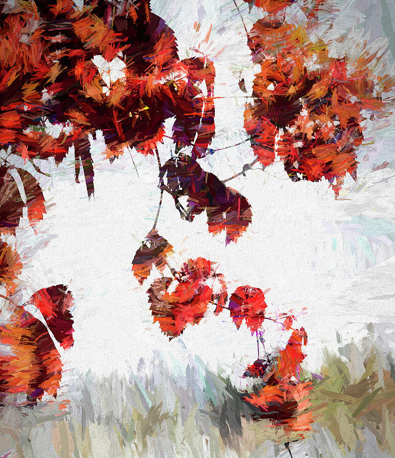 Autumn Leaves...Artistic Vision Mixed Media by Aleksandrs Drozdovs