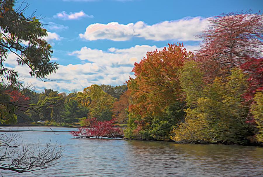 Autumn Leaves Nature Long Island NY Photo Art  Photograph by Chuck Kuhn