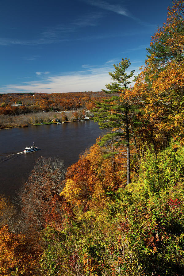 Autumn On The Connecticut River Photograph by Karol Livote