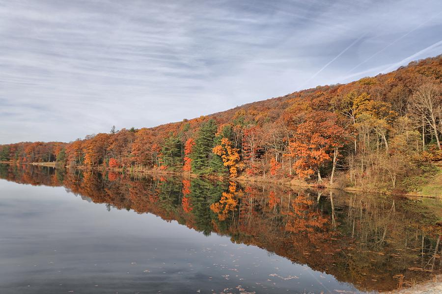 Autumn On The Lake Photograph by Scott Burd