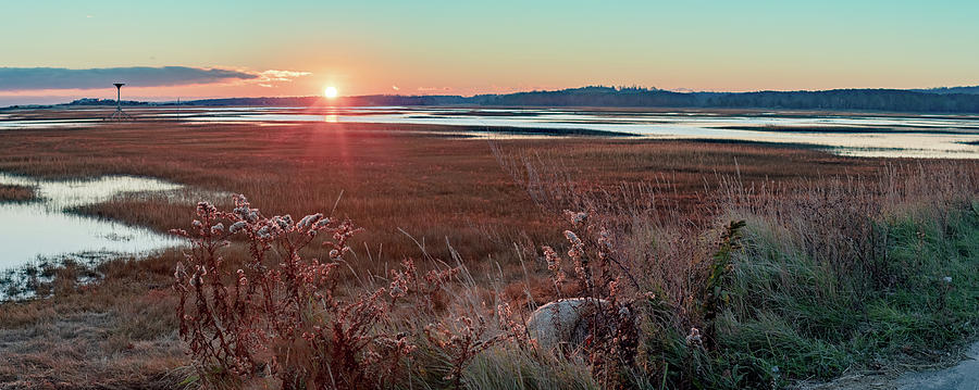 Autumn on the Marsh Photograph by William Bretton