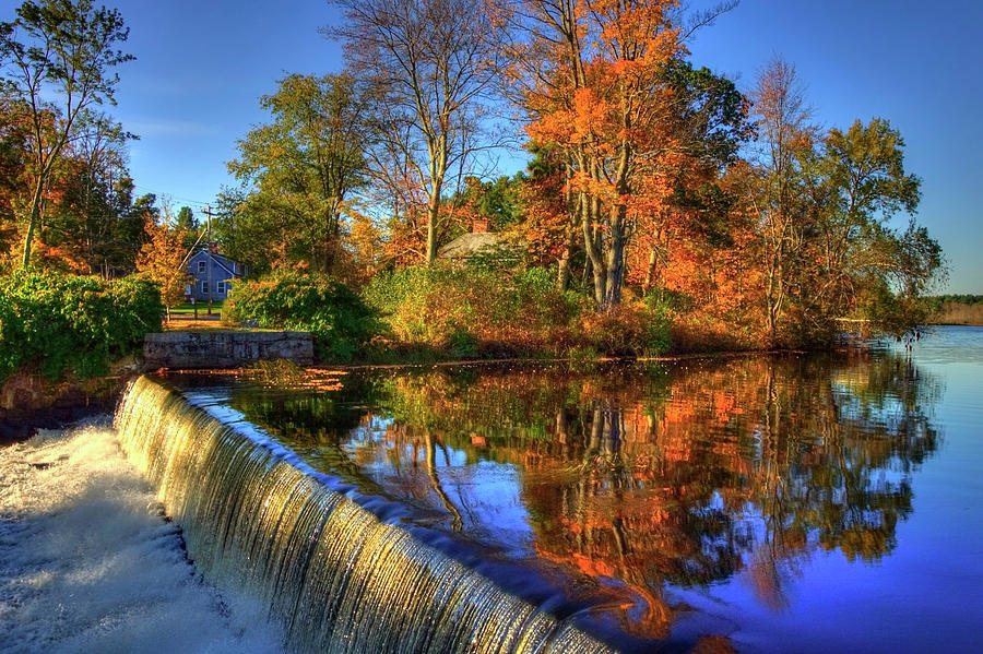 Autumn on the Reservoir Photograph by Joann Vitali