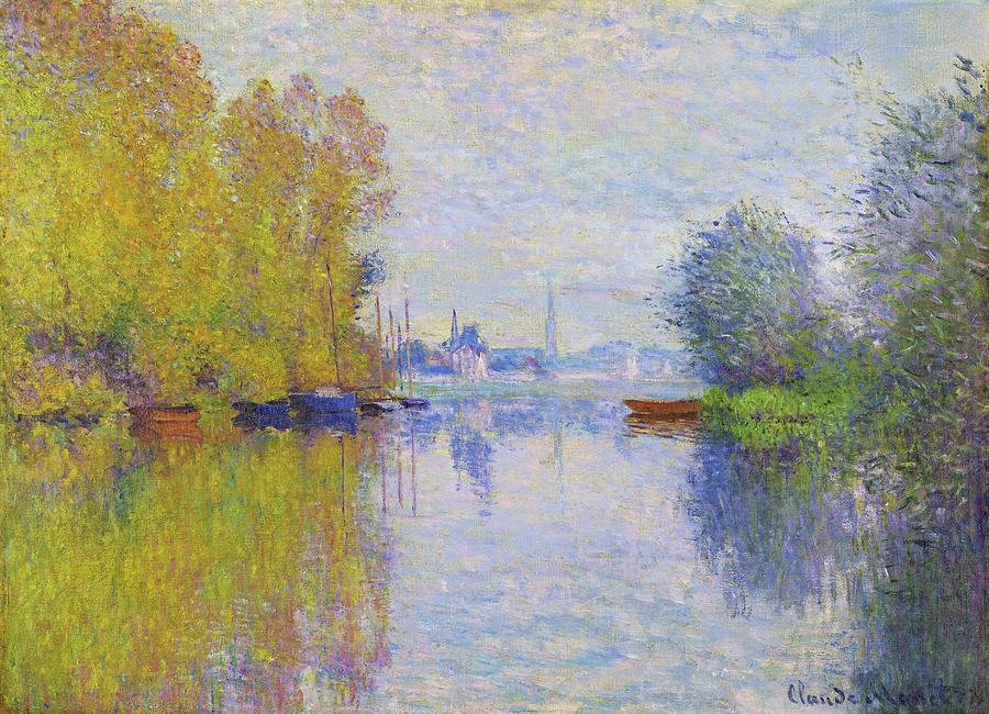 Autumn on the Seine, Argenteuil - Digital Remastered Edition Painting ...